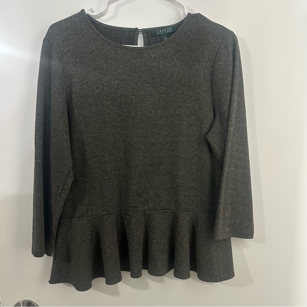 Ralph Lauren Peplum Top
